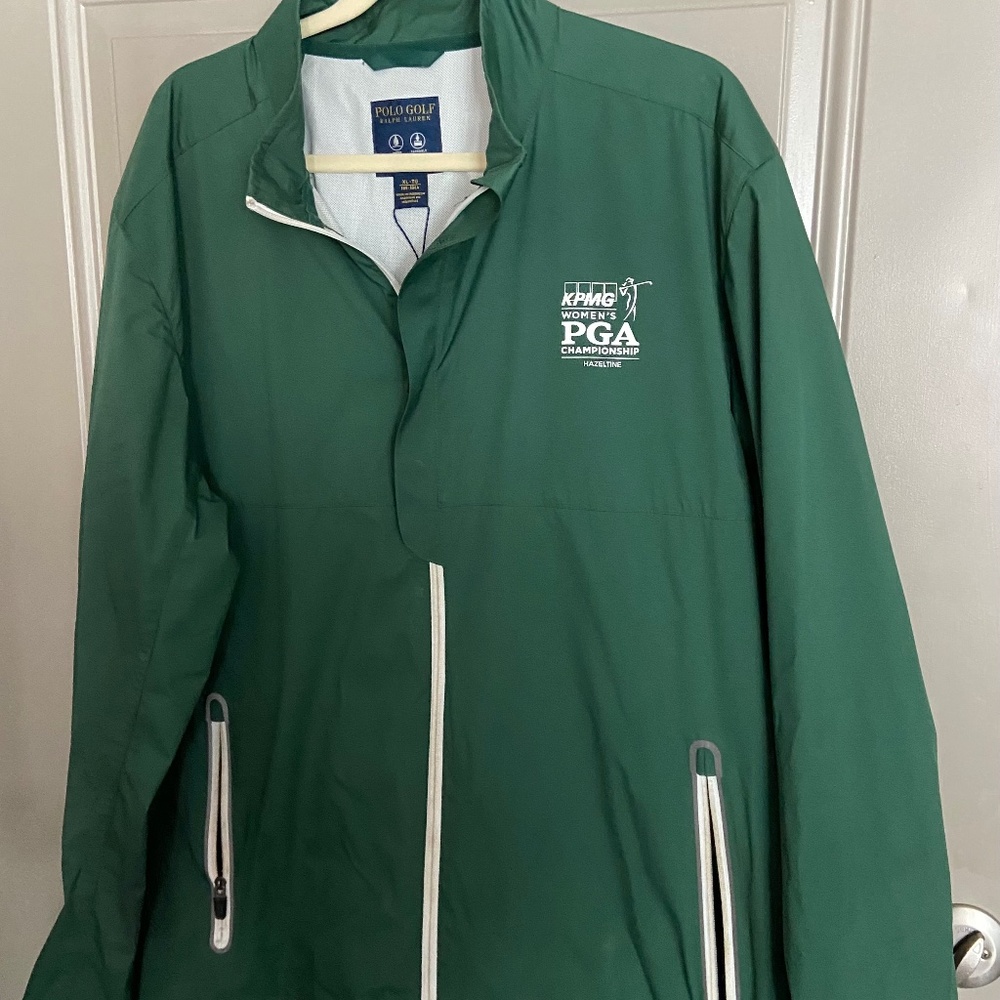 Polo Golf Ralph Lauren Full Zip Jacket Green WOMANS PGA SZ Cl